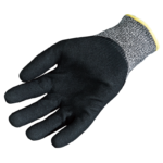 INXS B-5007 Cut Resistant Safety Work Gloves, Puncture Resistant, 13 Gauge HPPE Knitting with 3/4 Nitrile Coating on Palm & Back & Fingertips, Hybrid Armorgard™ BladeX, ANSI CUT A6, Medium & Heavy Cut Protection - Image 2