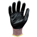 XYEHS XU3151 EN388 B Cut Resistant Safety Work Gloves, Matte particle process, 13 Gauge HPPE Knitting with Nitrile Coating on Palm & Fingertips, Light Cut Protection - Image 4