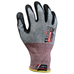 XYEHS XU3151 EN388 B Cut Resistant Safety Work Gloves, Matte particle process, 13 Gauge HPPE Knitting with Nitrile Coating on Palm & Fingertips, Light Cut Protection - Image 3