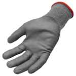 INXS B-84PU14-TS ANSI CUT A4 Cut Resistant Safety Work Gloves, Puncture Resistant, 18 Gauge HPPE Shell Knit with Black PU Coating on Palm, Hybrid Armorgard™ BladeX - Image 2