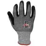 INXS B-85MFP17-TS Cut Resistant Safety Work Gloves, Puncture Resistant, 18 Gauge Fiber Knitting with Microfoam Nitrile Coating on Palm & Fingertips, Hybrid Armorgard™ BladeX, ANSI CUT A5, Medium & Heavy Cut Protection - Image 3