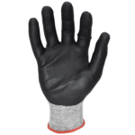 INXS B-85MFP17-TS Cut Resistant Safety Work Gloves, Puncture Resistant, 18 Gauge Fiber Knitting with Microfoam Nitrile Coating on Palm & Fingertips, Hybrid Armorgard™ BladeX, ANSI CUT A5, Medium & Heavy Cut Protection - Image 4