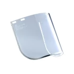 Blue Eagle FC48AF Anti-Fogging Safety Face Shield Visor for Headgear, Cellulose Acetate Replacement Clear Window, Aluminum Bound