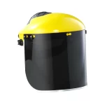 Blue Eagle FC48G5 Polycarbonate Safety Face Shield Visor for Headgear, UV Protection, Aluminum Reinforced, Replacement Dark Green PC Window - Image 2