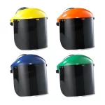 Blue Eagle FC48G5 Polycarbonate Safety Face Shield Visor for Headgear, UV Protection, Aluminum Reinforced, Replacement Dark Green PC Window - Image 3