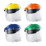 Blue Eagle FC48T PC Polycarbonate Safety Face Shield Visor Replacement for Headgear, 1.5mm Reinforced Clear Window, Aluminum Bound, Molten Metals & Hot Solids Protection - Image 3