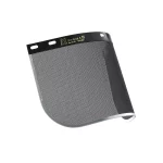 Blue Eagle FC49 Steel Mesh Safety Face Shield Visor Replacement for Headgear, Full Face Black Wire Mesh, Aluminum Bound, Eye & Head Protection