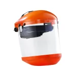 Blue Eagle Face Shield, Crown Safety Mask for Men and Women, Clear Tint, ABS Crown, Chin Guard, Large Polycarbonate Window, Ratchet Headgear