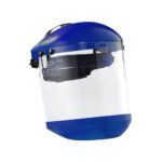 Blue Eagle Face Shield, Crown Safety Mask for Men and Women, Clear Tint, ABS Crown, Chin Guard, Large Polycarbonate Window, Ratchet Headgear - Image 3