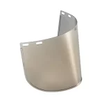 Blue Eagle FCR3 Aluminized Polycarbonate Safety Face Shield Visor for Headgear, Superb UV & IR Protection, Aluminum Reinforced, Replacement Silver PC Window