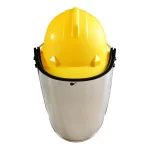 Blue Eagle FCR3 Aluminized Polycarbonate Safety Face Shield Visor for Headgear, Superb UV & IR Protection, Aluminum Reinforced, Replacement Silver PC Window - Image 4