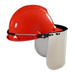 Blue Eagle FCR3 Aluminized Polycarbonate Safety Face Shield Visor for Headgear, Superb UV & IR Protection, Aluminum Reinforced, Replacement Silver PC Window - Image 3