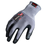 INXS FLX-002 Abrasion Resistant General Work Gloves, Micro-Foam Nitrile Dipped Coating, Nylon Liner, 15 Gauge Nylon Shell Liner, Lightweight, Precise Grip for Wet/Dry/Oily Apparatus