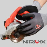 INXS FLX-002 Abrasion Resistant General Work Gloves, Micro-Foam Nitrile Dipped Coating, Nylon Liner, 15 Gauge Nylon Shell Liner, Lightweight, Precise Grip for Wet/Dry/Oily Apparatus - Image 6