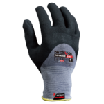 INXS FLX-008 Abrasion Resistant General Work Gloves, 3/4 Micro-Foam Nitrile Dipped Coating, Nylon Liner, 15 Gauge Nylon Shell Liner, Lightweight, Precise Grip for Wet/Dry/Oily Apparatus - Image 3