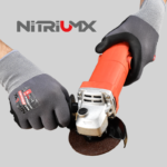 INXS FLX-017 Abrasion Resistant General Work Gloves, Micro-Foam Nitrile Dipped Grip Palm, Nylon Liner, 15 Gauge Nylon Shell Liner, Precise Handling for Wet/Dry/Oily Apparatus - Image 7