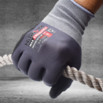 INXS FLX-017 Abrasion Resistant General Work Gloves, Micro-Foam Nitrile Dipped Grip Palm, Nylon Liner, 15 Gauge Nylon Shell Liner, Precise Handling for Wet/Dry/Oily Apparatus - Image 8