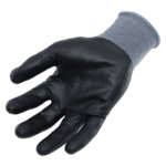 INXS FLX-017 Abrasion Resistant General Work Gloves, Micro-Foam Nitrile Dipped Grip Palm, Nylon Liner, 15 Gauge Nylon Shell Liner, Precise Handling for Wet/Dry/Oily Apparatus - Image 2