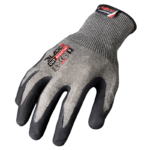 INXS G-2002 Cut Resistant Safety Work Gloves, Puncture Resistant, 18 Gauge HPPE Liner with Micro Foam Nitrile Coating on Palm, Hybrid Armorgard™ Graphyne Fiber, ANSI CUT A2, Dry/Oily Grip, Light & Medium Cut Protection
