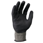 INXS G-2002 Cut Resistant Safety Work Gloves, Puncture Resistant, 18 Gauge HPPE Liner with Micro Foam Nitrile Coating on Palm, Hybrid Armorgard™ Graphyne Fiber, ANSI CUT A2, Dry/Oily Grip, Light & Medium Cut Protection - Image 4