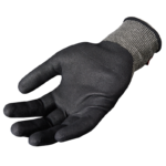 INXS G-2002 Cut Resistant Safety Work Gloves, Puncture Resistant, 18 Gauge HPPE Liner with Micro Foam Nitrile Coating on Palm, Hybrid Armorgard™ Graphyne Fiber, ANSI CUT A2, Dry/Oily Grip, Light & Medium Cut Protection - Image 2