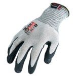INXS G-5000 Cut Resistant Safety Work Gloves, Puncture Resistant, 13 Gauge HPPE Liner with Foam Nitrile Coating on Palm, Hybrid Armorgard™ Graphyne Fiber, ANSI CUT A4, Light & Medium Cut Protection
