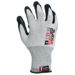 INXS G-5000 Cut Resistant Safety Work Gloves, Puncture Resistant, 13 Gauge HPPE Liner with Foam Nitrile Coating on Palm, Hybrid Armorgard™ Graphyne Fiber, ANSI CUT A4, Light & Medium Cut Protection - Image 3