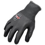 INXS H-55MFP04-ME ANSI CUT A5 Cut Resistant Safety Work Gloves, Puncture Resistant, 15 Gauge Knitting with Nitrile Microfoam Coating on Palm, Hypex Fiber, Lightweight