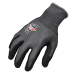 INXS H-84MFG03 Cut Resistant Safety Work Gloves, Puncture Resistant, 18 Gauge Knitting with Nitrile Microfoam Coating on Palm, Hypex Fiber, ANSI CUT A4