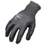 INXS H-84MFP03-DT Cut Resistant Safety Work Gloves, 18 Gauge Knitting with Nitrile Microfoam Dotted on Palm, Puncture Resistant, Hypex Fiber, ANSI CUT A4, Lightweight