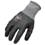 INXS H-84PU03 Cut Resistant Safety Work Gloves, Puncture Resistant, 18 Gauge Knitting with PU Coating on Palm, Hypex Fiber, ANSI CUT A4
