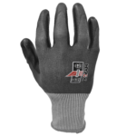INXS H-84PU03 Cut Resistant Safety Work Gloves, Puncture Resistant, 18 Gauge Knitting with PU Coating on Palm, Hypex Fiber, ANSI CUT A4 - Image 3
