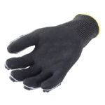 INXS JF285B Cut & Impact Resistant Safety Work Gloves, Dual Sandy Nitrile Dipped Coating Palm, TPR Full Finger & Knuckle, 13 Gauge Composite Knitted, Touchscreen Utility Safety Gloves, Oil Resistant Mechanic Rigger Gloves - Image 2