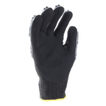 INXS JF285C Cut & Impact Resistant Safety Work Gloves, Reinforced Thumb Crotch, Dual Sandy Nitrile Dipped Coating Palm, TPR Full Finger & Knuckle, 13 Gauge Composite Knitted, Touchscreen Utility Safety Gloves, Oil Resistant Mechanic Gloves - Image 4