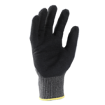 INXS JF291B Cut & Impact Resistant Safety Work Gloves, Sandy Nitrile Coating Palm, TPR Full Finger & Knuckle, 15 Gauge Composite Knitted, Touchscreen Utility Working Gloves, Oil Resistant Mechanic Rigger Gloves - Image 4
