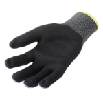 INXS JF291B Cut & Impact Resistant Safety Work Gloves, Sandy Nitrile Coating Palm, TPR Full Finger & Knuckle, 15 Gauge Composite Knitted, Touchscreen Utility Working Gloves, Oil Resistant Mechanic Rigger Gloves - Image 2