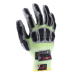 INXS JF291C Cut & Impact Resistant Safety Work Gloves, Dipped PU Coating Palm, TPR Full Finger & Knuckle, 15 Gauge Composite Knitted, Touchscreen Utility Working Gloves, Mechanic Gloves, Precise Grips - Image 3