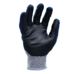 INXS JF345 Impact Resistant Safety Work Gloves, Micro Foam Nitrile Coating Palm, TPR Full Finger & Knuckle, Reinforced Thumb Crotch, 15 Gauge Nylon Knitted, Utility Safety Gloves, Oil Resistant Mechanics Gloves - Image 4