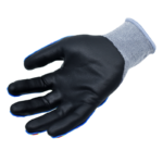 INXS JF345 Impact Resistant Safety Work Gloves, Micro Foam Nitrile Coating Palm, TPR Full Finger & Knuckle, Reinforced Thumb Crotch, 15 Gauge Nylon Knitted, Utility Safety Gloves, Oil Resistant Mechanics Gloves - Image 2