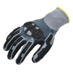 INXS JF354 Impact Resistant Safety Work Gloves, Sandy Nitrile Coating, Oil & Liquid Resistant Full Base Layer, TPR Finger & Knuckle, 15 Gauge Composite Knitted, Utility Work Gloves, Mechanic Rigger Gloves