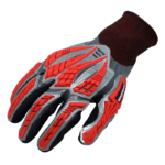INXS JF355 Impact Resistant Safety Work Gloves, Sandy Nitrile Coating, Oil & Liquid Resistant Full Base Layer, TPR Finger & Knuckle, 15 Gauge Composite Knitted, Utility Work Gloves, Mechanic Rigger Gloves