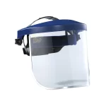 Blue Eagle K28 Polycarbonate Safety Face Shield Window for Headgear, Replacement Clear Visor, Aluminum Bound - Image 2