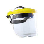 Blue Eagle Face Shield, Crown Safety Mask, ABS Crown, Pin Lock Suspension Headgear with Clear Polycarbonate Window, Aluminum Reinforced, Ratchet Headgear