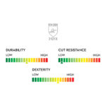 INXS KX-02B Breathable Microfiber Work Gloves, Spandex Back, Armortex Reinforced Thumb Crotch, Abrasion Resistance, Lightweight - Image 7