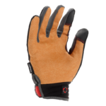 INXS KX-02C General Durable Work Gloves, Synthetic Goatskin Palm, Spandex Back, Reinforced Finger & Thumb, Abrasion Resistance, Lightweight - Image 4