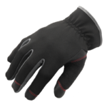 INXS KX-04 High-Dexterity Work Gloves,  Non-Slip Grip, Synthetic Silicone Palm, Terry Back, Touchscreen