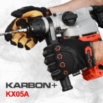 INXS KX-05A Impact Resistant Safety Mechanic Work Gloves, Synthetic Goatskin Palm, TPR Full Finger & Knuckle, Reinforced Forefinger & Thumb, Shockproof & Anti-Vibration, Touchscreen - Image 9