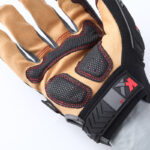 INXS KX-05A Impact Resistant Safety Mechanic Work Gloves, Synthetic Goatskin Palm, TPR Full Finger & Knuckle, Reinforced Forefinger & Thumb, Shockproof & Anti-Vibration, Touchscreen - Image 7