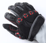 INXS KX-05A Impact Resistant Safety Mechanic Work Gloves, Synthetic Goatskin Palm, TPR Full Finger & Knuckle, Reinforced Forefinger & Thumb, Shockproof & Anti-Vibration, Touchscreen - Image 6