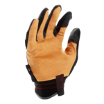 INXS KX-06A Impact Resistant Safety Mechanic Work Gloves, Synthetic Goatskin Palm, TPR Finger & EVA Foam Knuckle, Reinforced Forefinger & Thumb, Shockproof, Touchscreen - Image 4